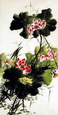 Lotus - peinture chinoise