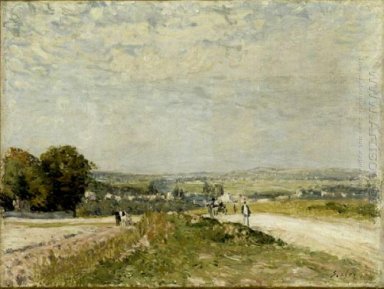 La strada per Louveciennes montbuisson 1875