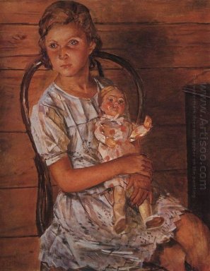 Niña con una muñeca 1937