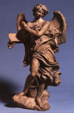 Anjo de pé com o rolo 1668