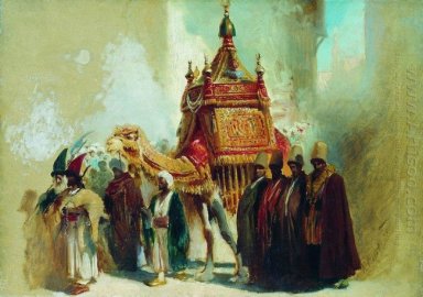 Die Übertragung des heiligen Teppichs von Mekka nach Kairo