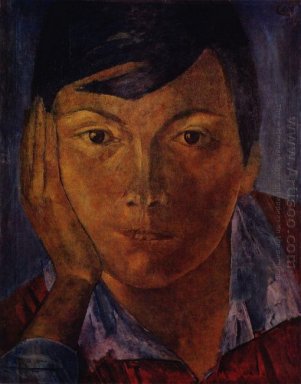 Желтое лицо Женское лицо 1921