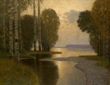 Landscape with Birch trees