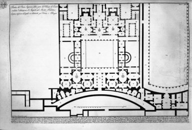 La Antigüedades T 1 Placa Xliv plan romano de Monte Capitolino U
