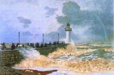 The Jetty A Le Havre 1868