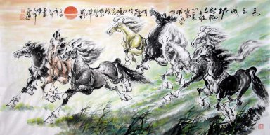 Caballo - la pintura china