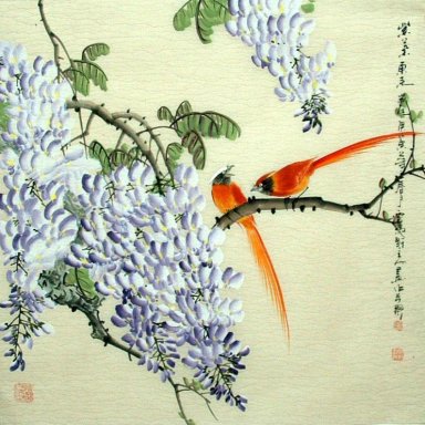 Birds & Flowers - Chinesische Malerei