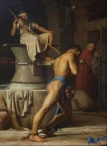 Samson and the Philistines (Samson in the Threadmill)