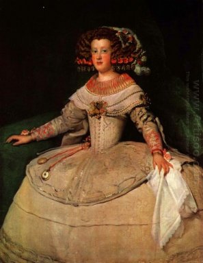 Portrait Of The Infanta Maria Teresa Future Queen Marie Therese
