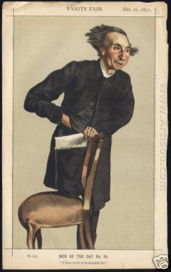 Caricature de Charles Voysey