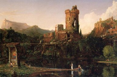 Landscape Komposisi Italia Scenery 1832