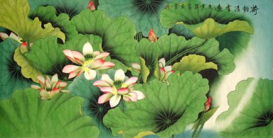 Lotus Chinees schilderij