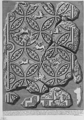 La Antigüedades T 2 Placa planta y alzado de un hecho Xxx romana