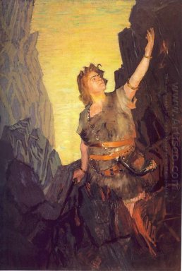 Retrato de Ivan Yershov O papel de Siegfried 1908