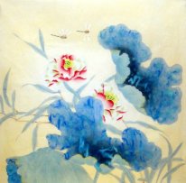 Dragonfly-Lotus - Pittura cinese