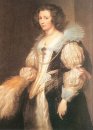 porträtt av maria Lugia de Tassis 1629