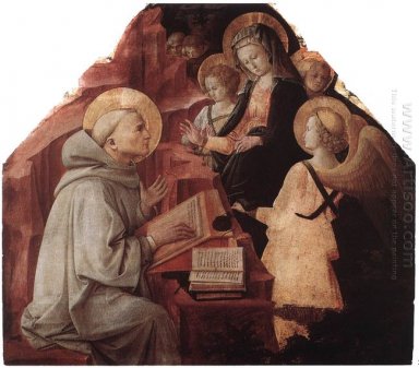 Die Jungfrau erscheint zu St Bernard 1447