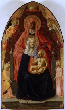 Die Madonna und Kind mit St. Anna