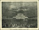 Iluminación de la Plaza del Teatro en 1856