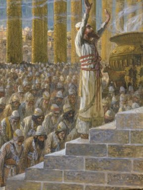 Salomon inaugure le temple de Jérusalem
