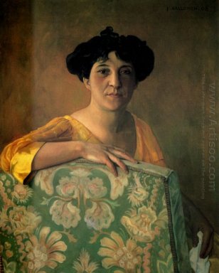 Retrato De Gabrielle Vallotton 1908