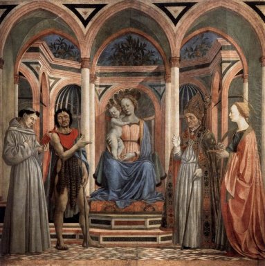 Madonna and Child with St. Lucy, St. Francis, St. Nicolas and St