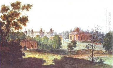 Palace in Tsaritsyno in the Vicinity of Moscow