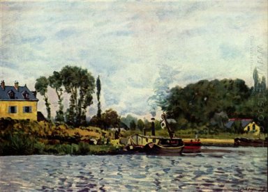 bateaux à Bougival 1873