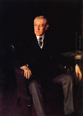 El presidente Woodrow Wilson 1917