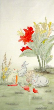 Rabbit - Peinture chinoise