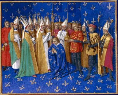 Coroação de Philippe Auguste 1460