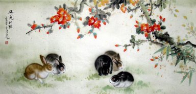 Rabbit - Peinture chinoise