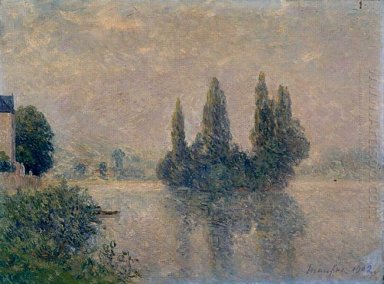 Brouillard sur la Seine Les Andelys 1902