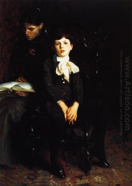 Гомер Санкт Годенс и его мать 1890