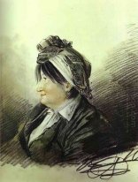 Portret van A. M. Lanskaya
