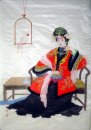 Belle Dame - Peinture chinoise