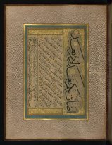 Pagina van Ottomaanse kalligrafie