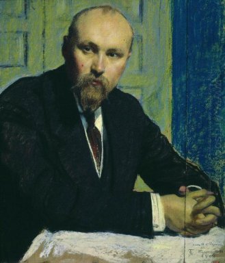 Porträt von Nikolai Rerich 1913