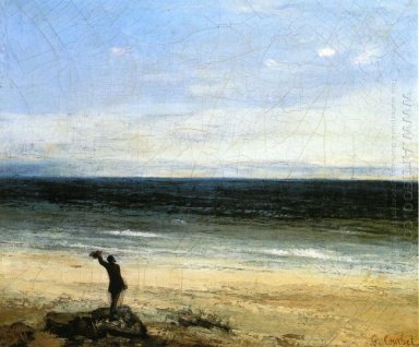 The Beach At Palavas 1854