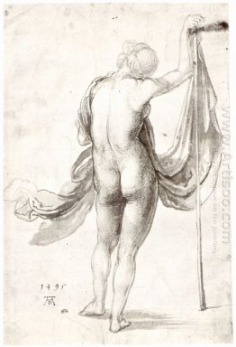 naken studie naken kvinna från baksidan 1495