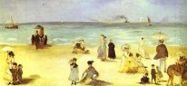 praia em Boulogne 1869