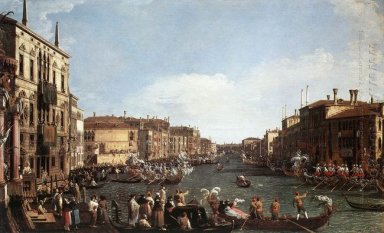 en regatta på canal Grande 1732