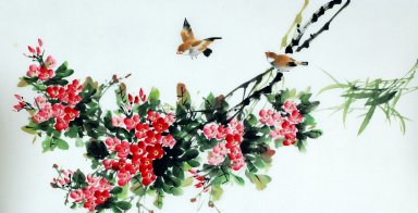 Birds & Flowers - Chinesische Malerei