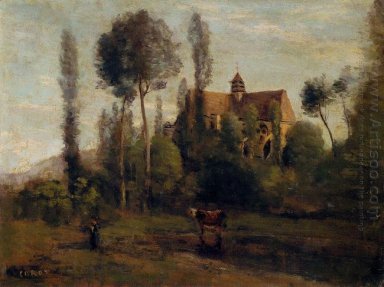 Gereja Di Essommes Dekat The Chateau Thierry 1856