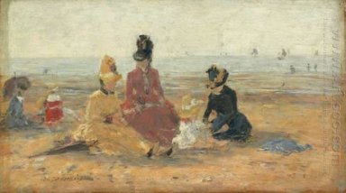 Am Strand von Trouville 1887