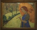 Madame Serusier Con Un Parasol 1912