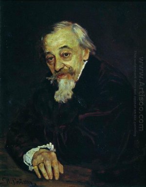 Retrato del artista Vladimir Samoilov 1902