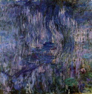 Nénuphars reflet d\'une Weeping Willows 1919