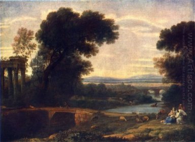 Landschaft mit Rest In Flug nach Ägypten 1666