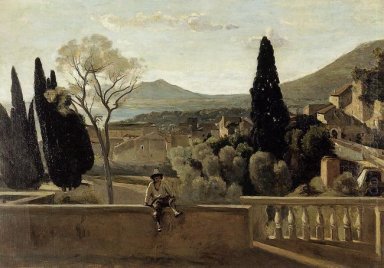 Nach Ansicht von Tivoli Corot